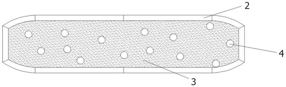 A kind of protective structure and construction method for expansive soil slope