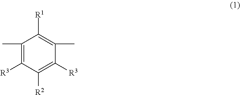 Metaphenylene polymer compound and light emitting device using the same