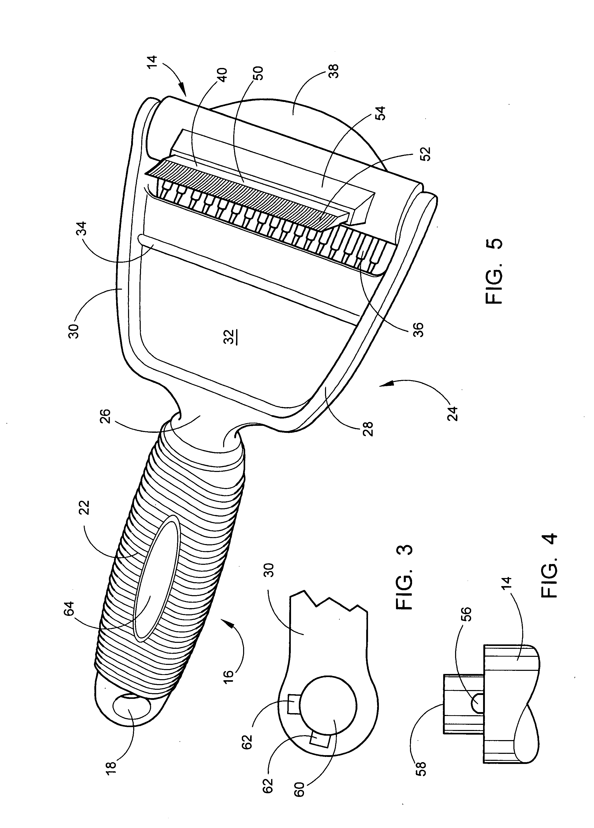 Combination animal grooming and de-shedding tool