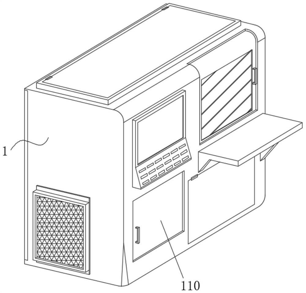 Dustproof router and working method thereof