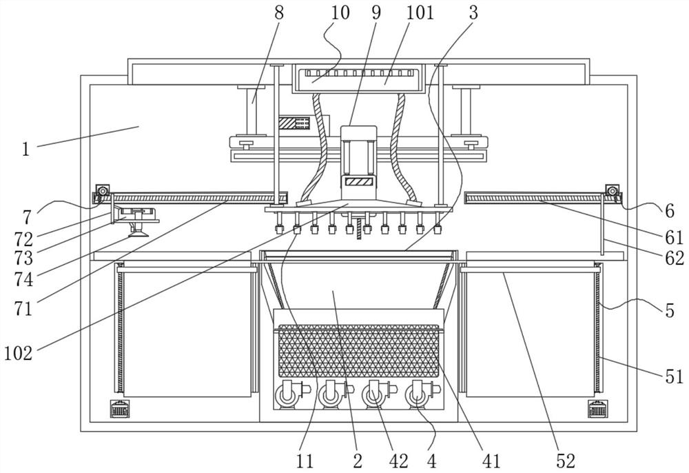 Dustproof router and working method thereof