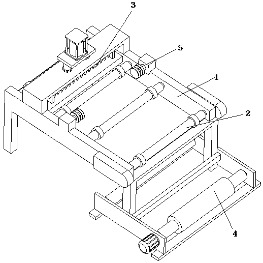 Perforating machine for inflatable film