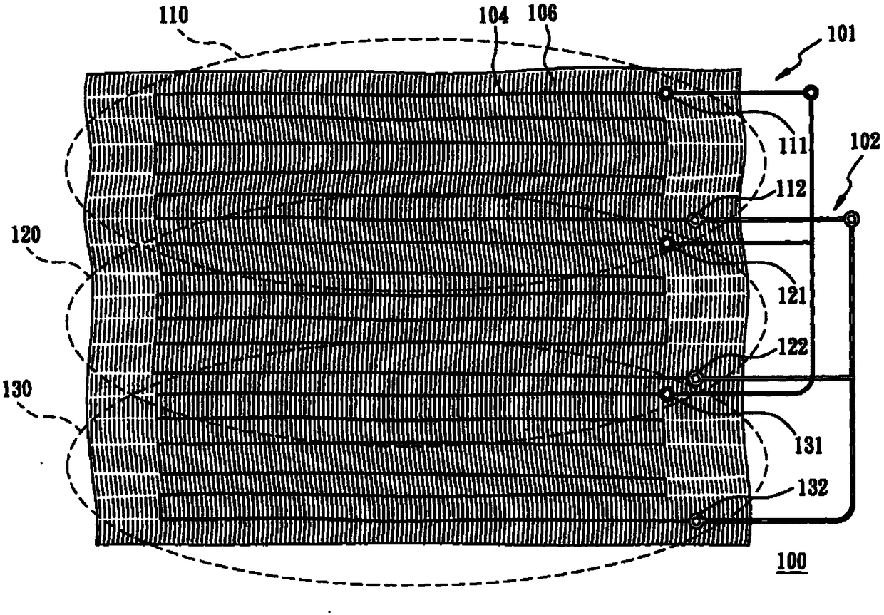 Silver-fiber textile structure