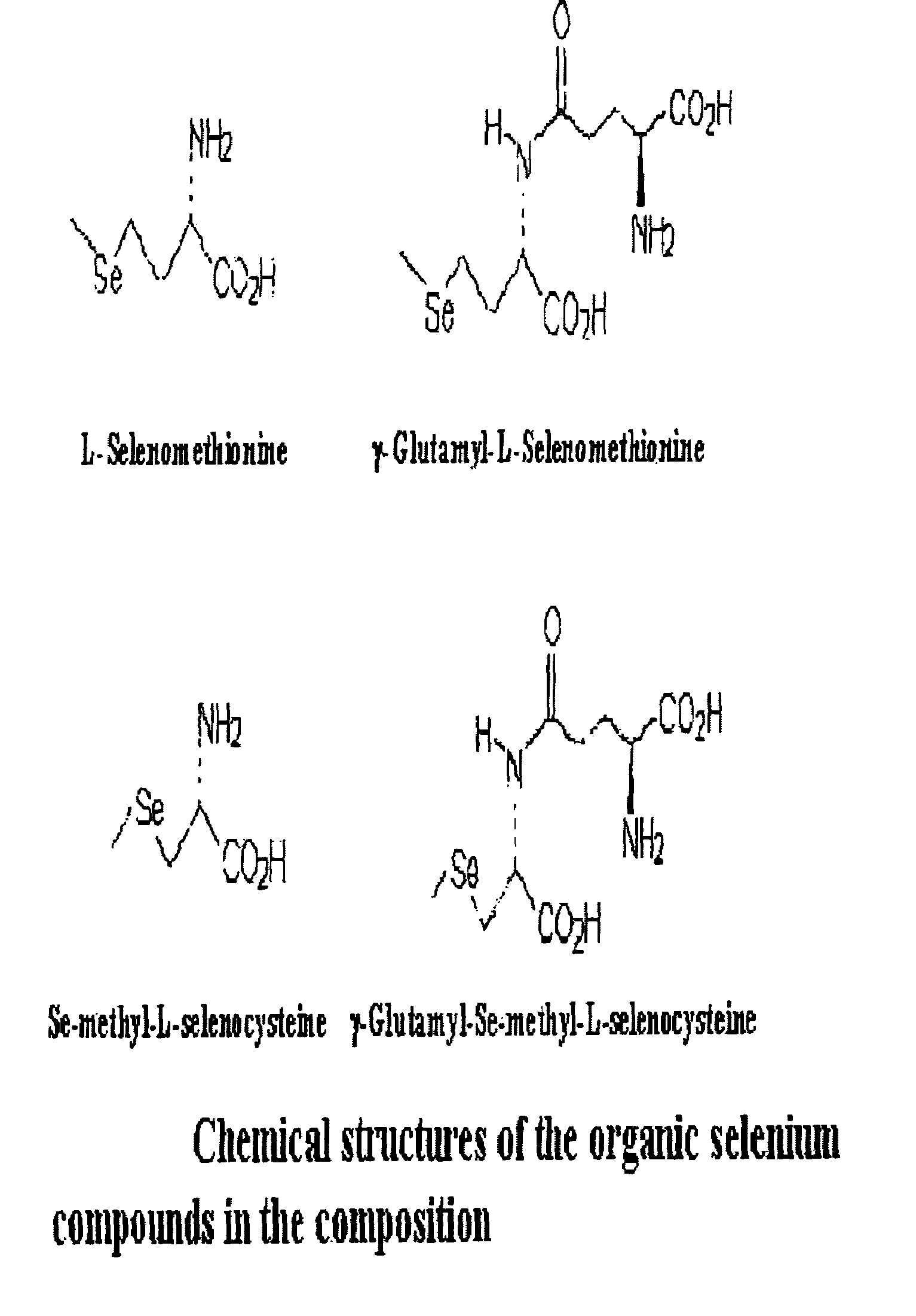 Compositions and methods containing Allium sativum Linn. (garlic) naturally enriched with organic selenium compounds for nutritional supplementation