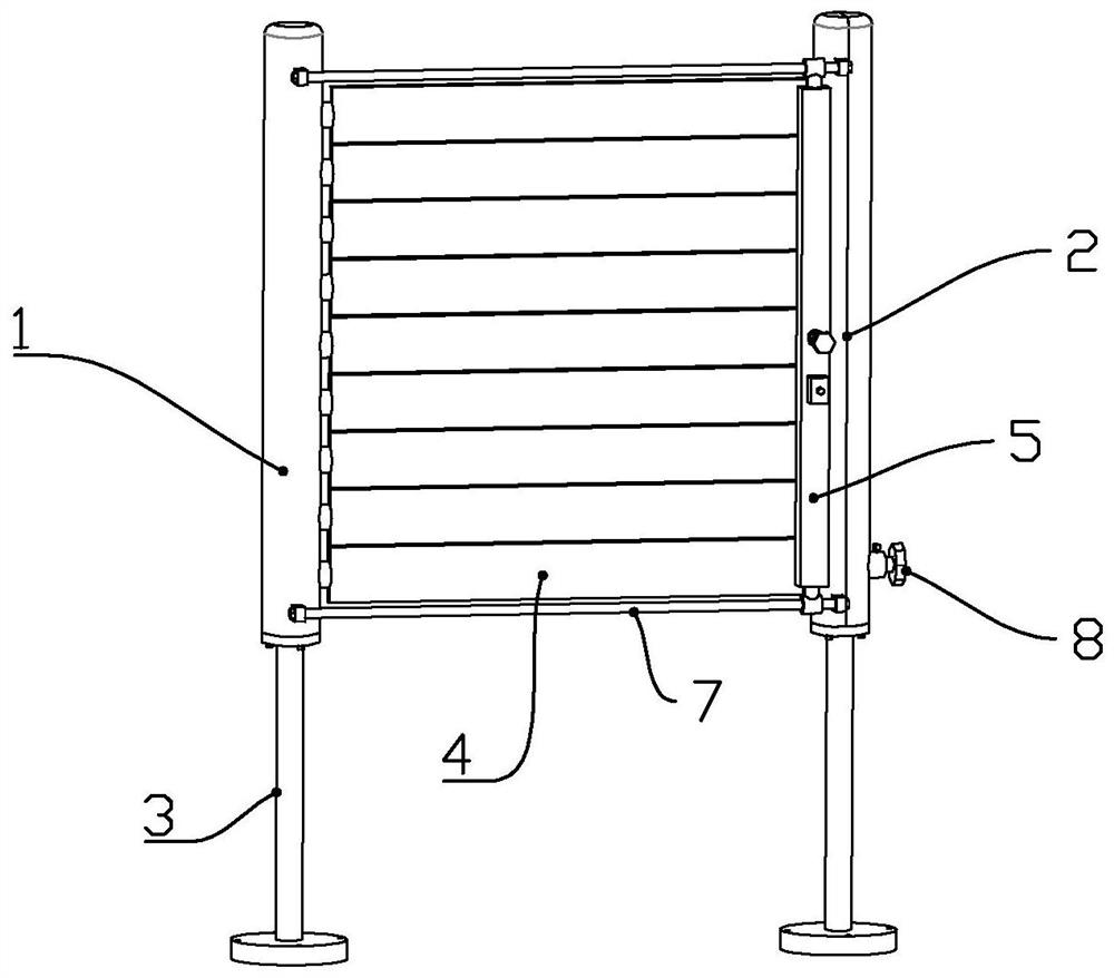 a louver bulletin board