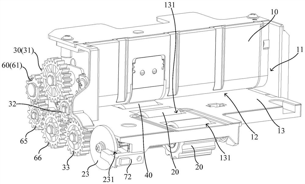 Bill issuing box and bill issuing device