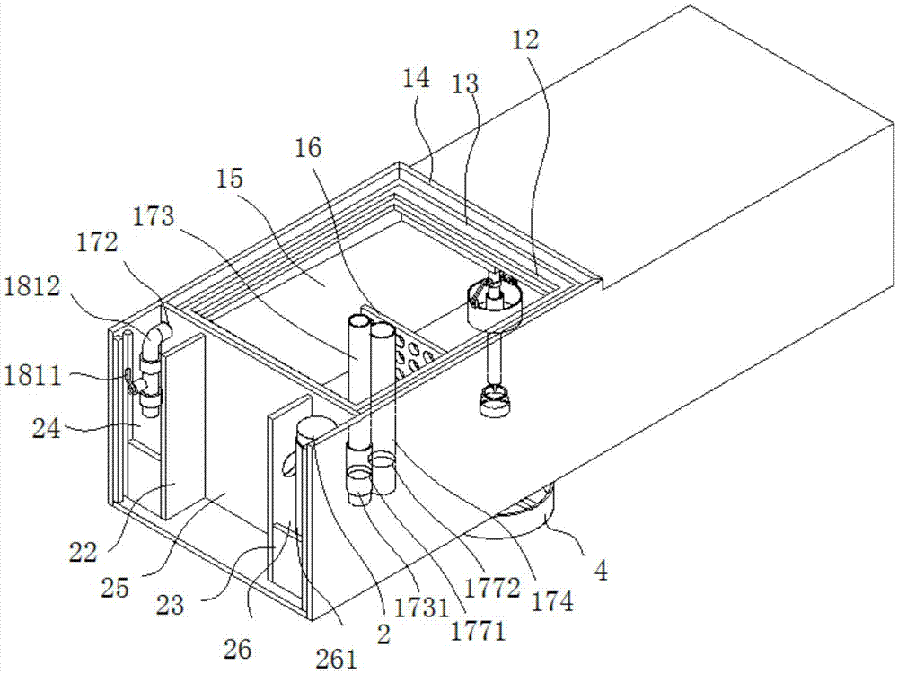 Intermittent pumping constant current air-breathing type aeration device for fish culture