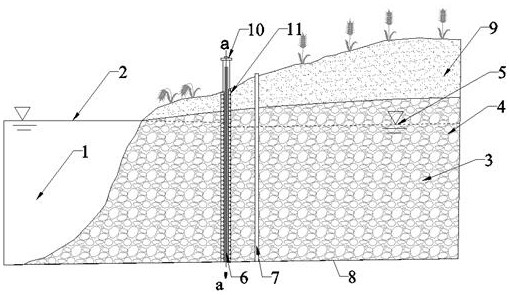 Adjustable underground curtain suitable for coastal underground reservoir and construction method of adjustable underground curtain