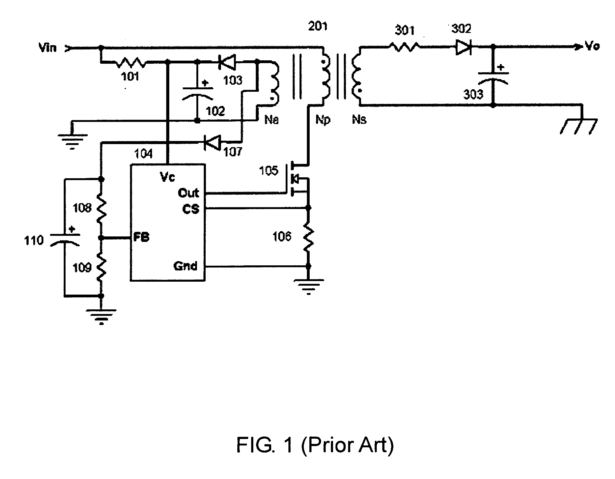 System and method for a primary feedback switched mode power supply