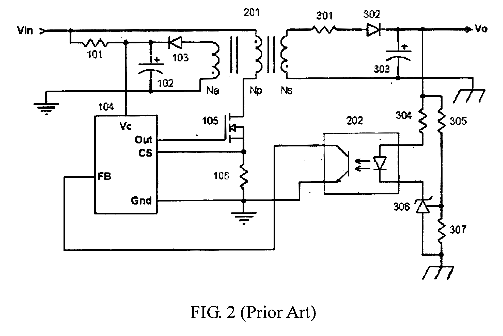 System and method for a primary feedback switched mode power supply