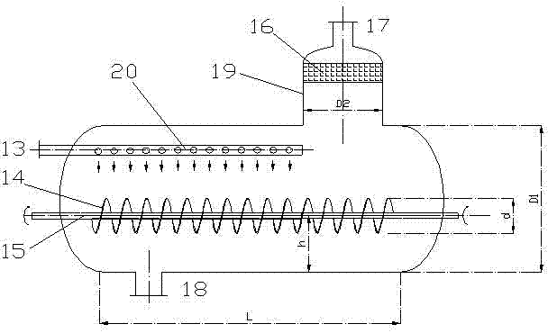 Deep reduced pressure flash tank and reduced pressure deep distillation method