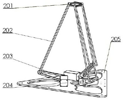 Kiwi fruit picking device based on Delta mechanical arm