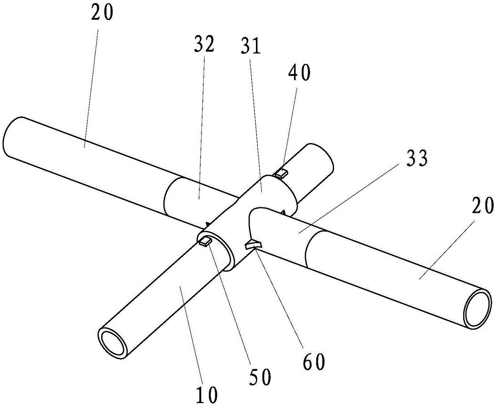 Cultured fish grate connection structure and manufacturing method thereof