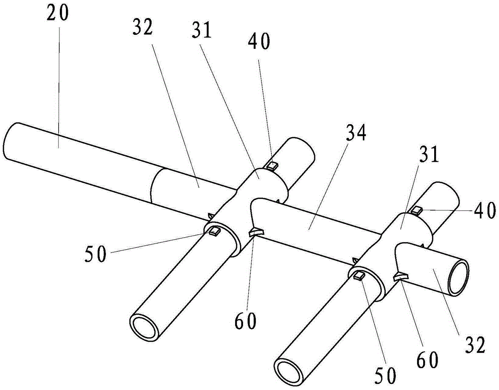 Cultured fish grate connection structure and manufacturing method thereof