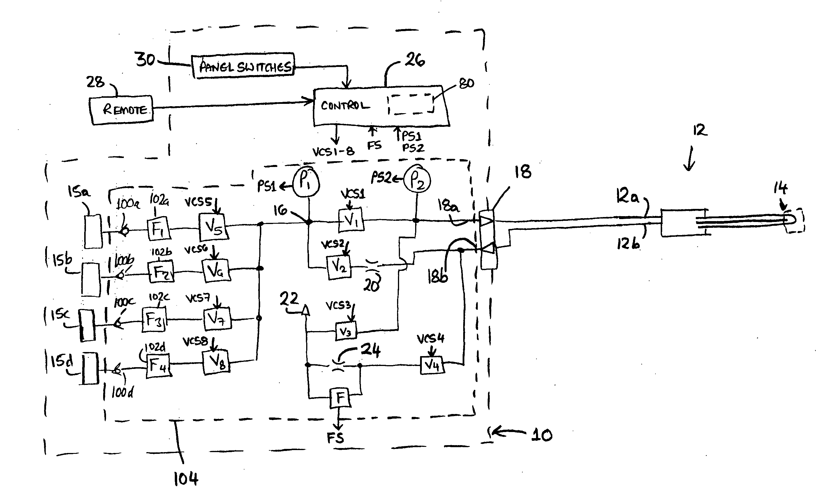 Method and apparatus for supplying refrigerant fluid