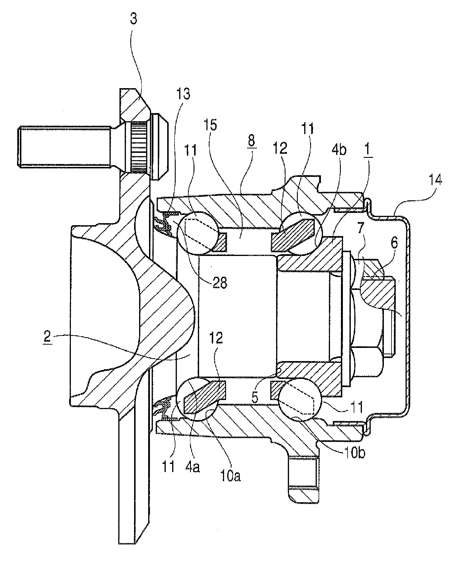 Waterproof Grease Composition and Wheel-Supporting Roller Bearing