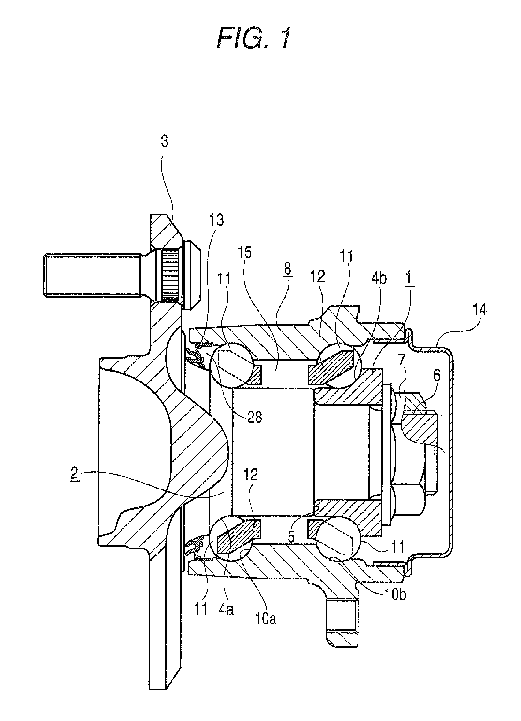 Waterproof Grease Composition and Wheel-Supporting Roller Bearing