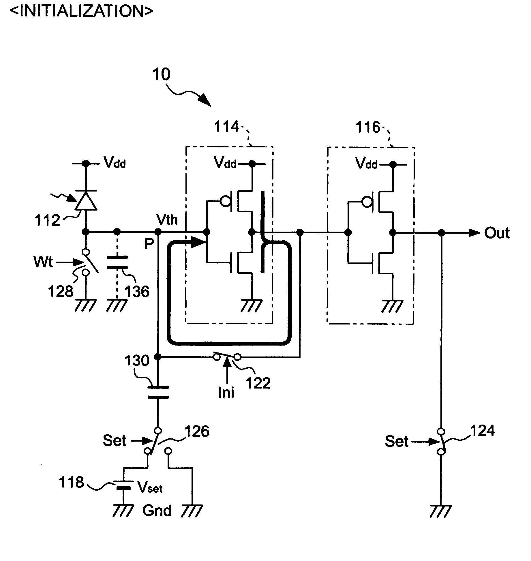 Optical sensor, output processing method of optical sensor, display device, and electronic apparatus