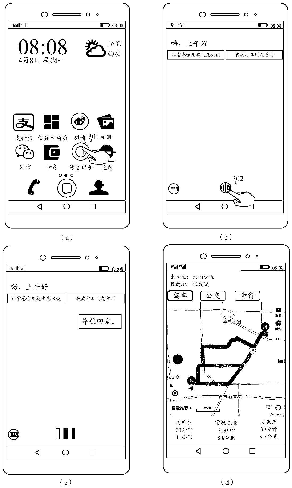 Man-machine interaction method and electronic device