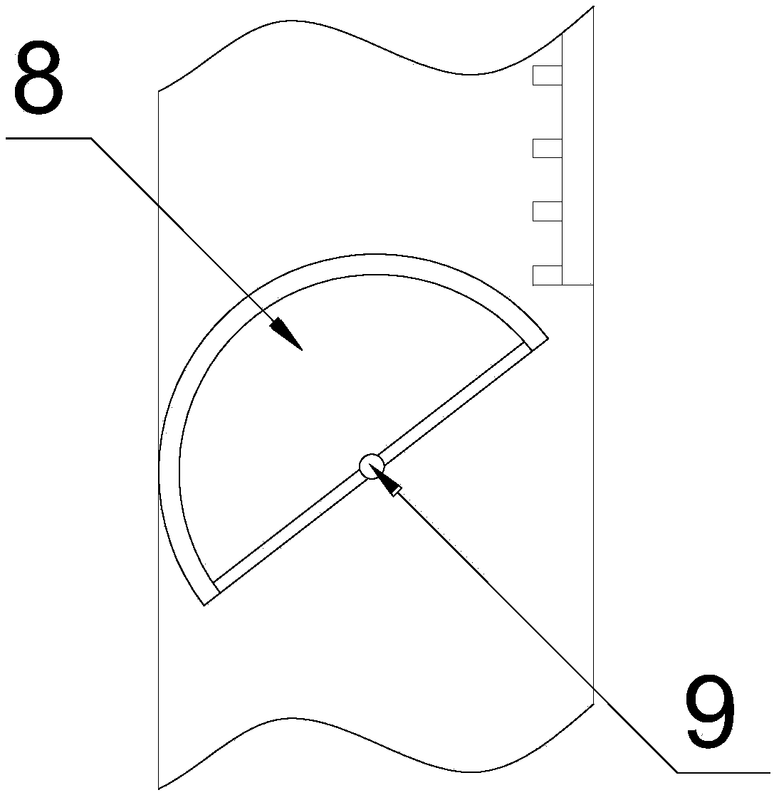 Material-overturning-type rice cooling bin