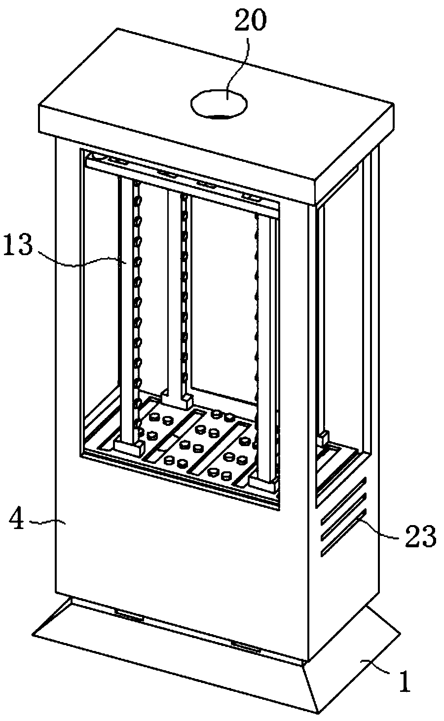 Power distribution cabinet capable of being rapidly disassembled and assembled