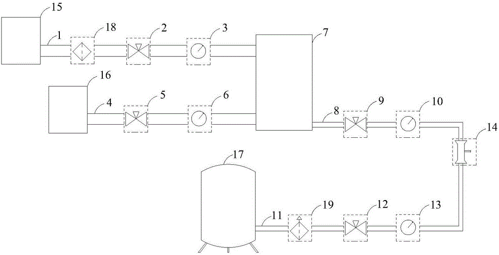 Three-fluid mist spraying dust suppression system and method