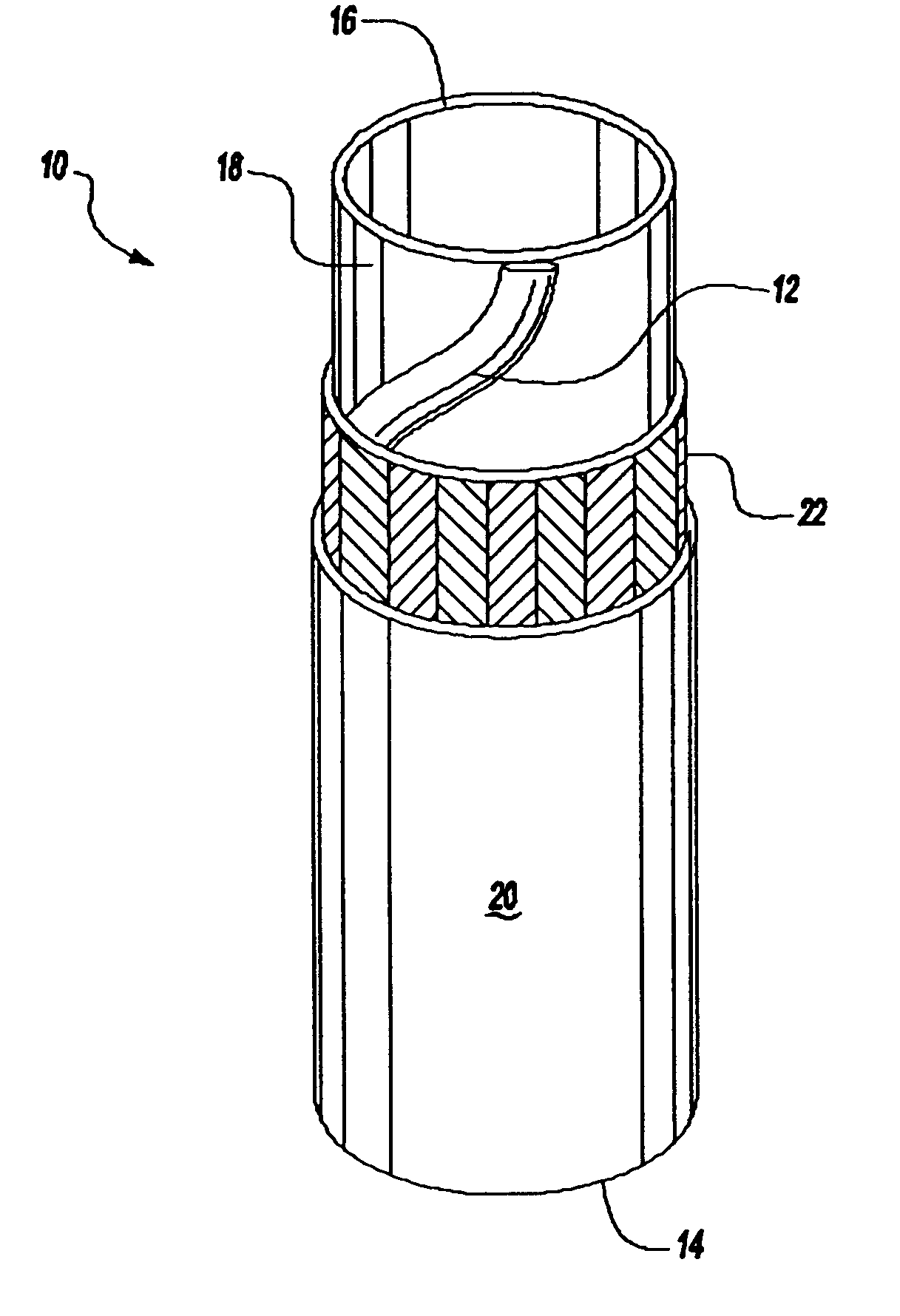 Hose with conductive fiber