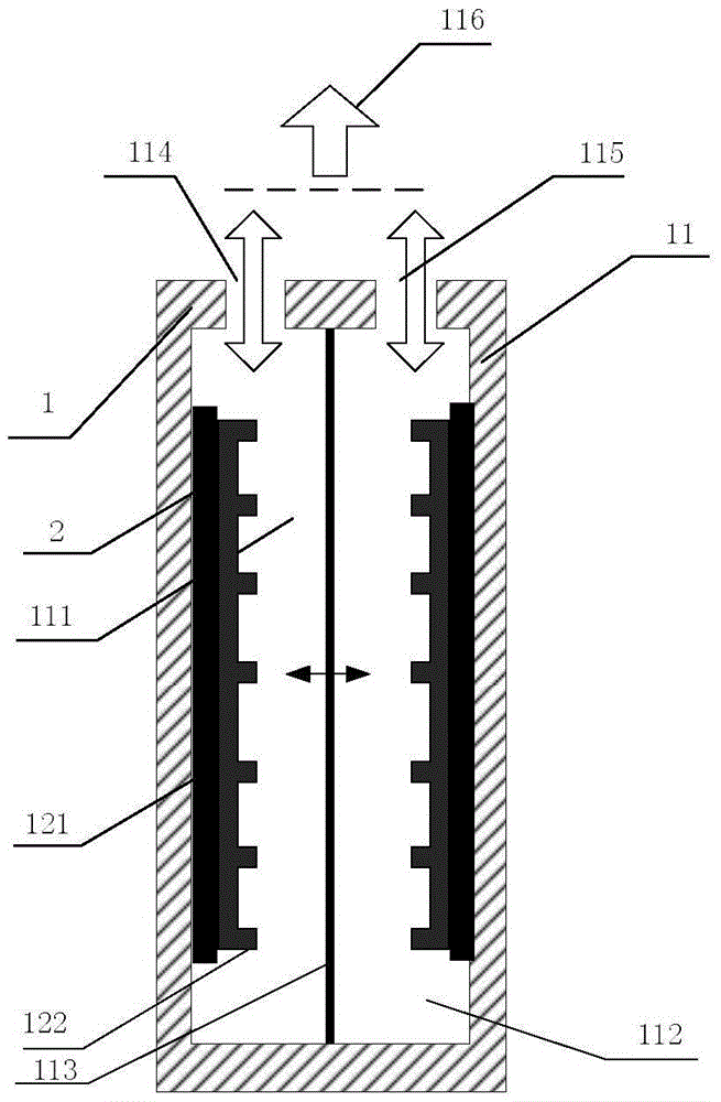 Synthetic thermal jet exciter for removing damp/frost/ice and application thereof