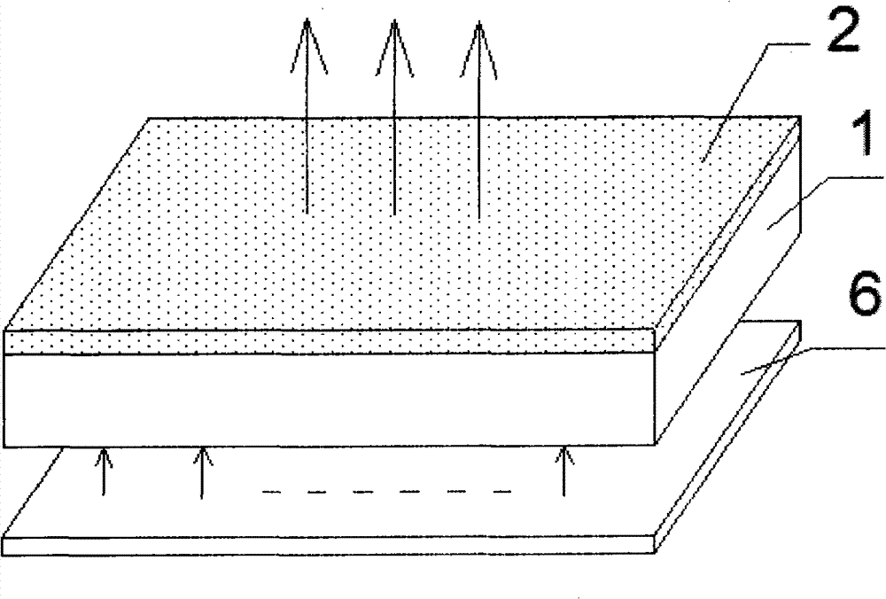 Light guide body covered with optical membrane