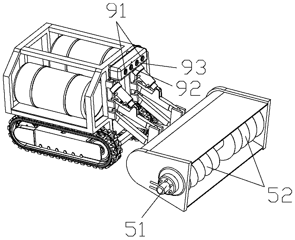 Submersible dredging robot and dredging method thereof