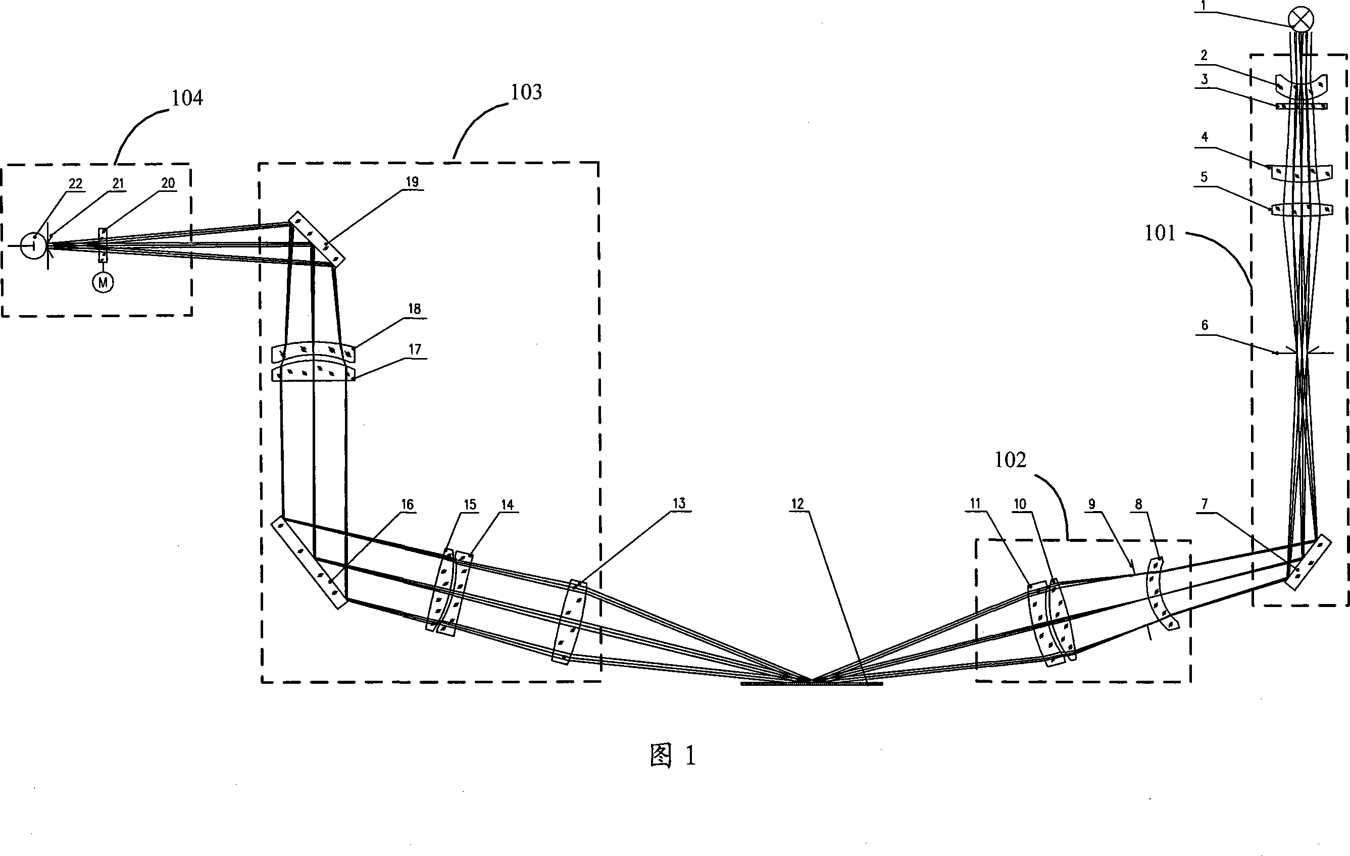 Device for automatically focusing and leveling