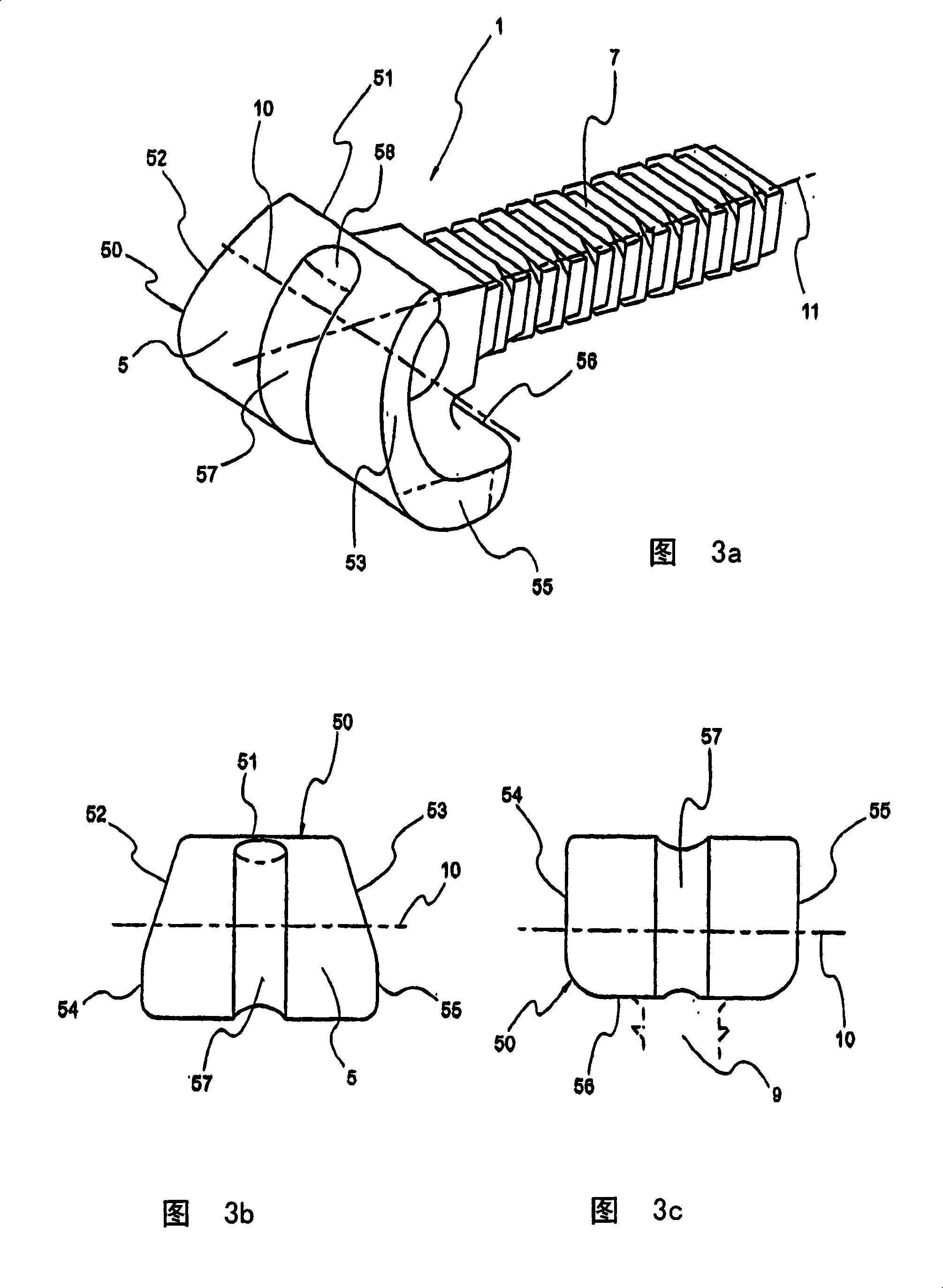 Prosthetic device for total joint replacement in small joint arthroplasty