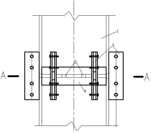 Abutting welding method for box columns of large-scale factory building