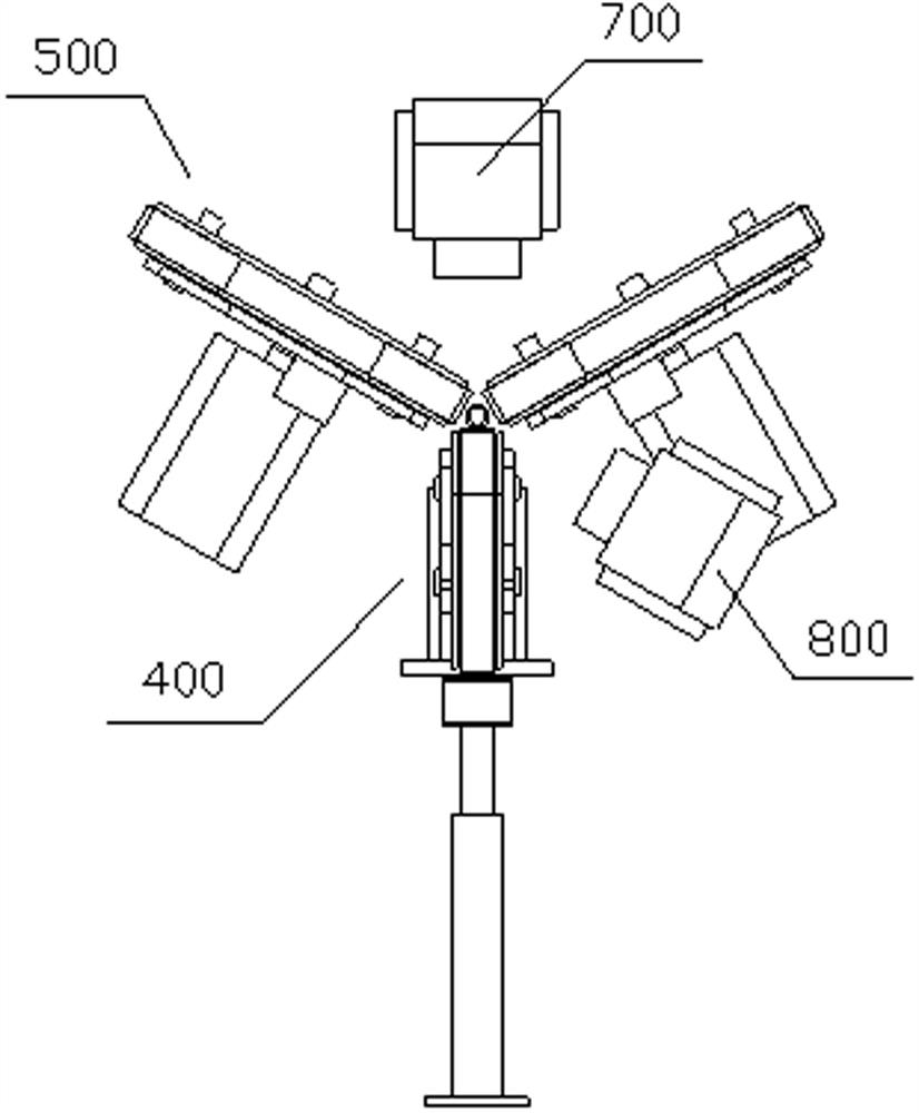 Pipeline active push type marking equipment