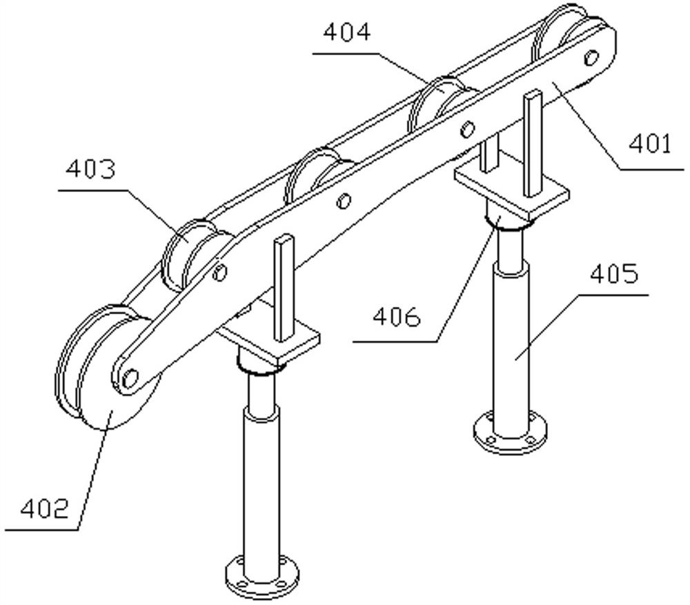 Pipeline active push type marking equipment