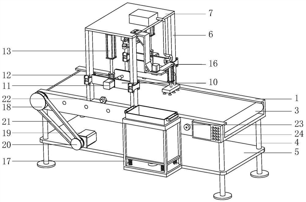 LED patch support appearance defect automatic detection equipment and detection method