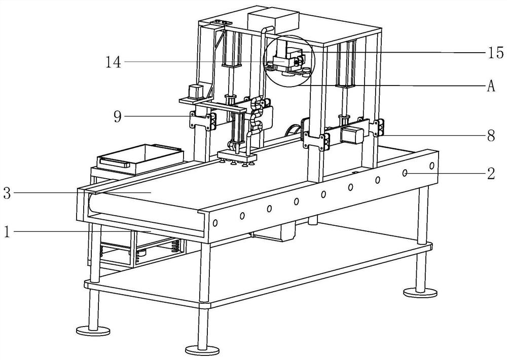 LED patch support appearance defect automatic detection equipment and detection method