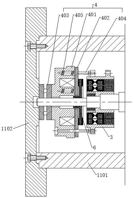 Rotary table structure for automatic test of motor