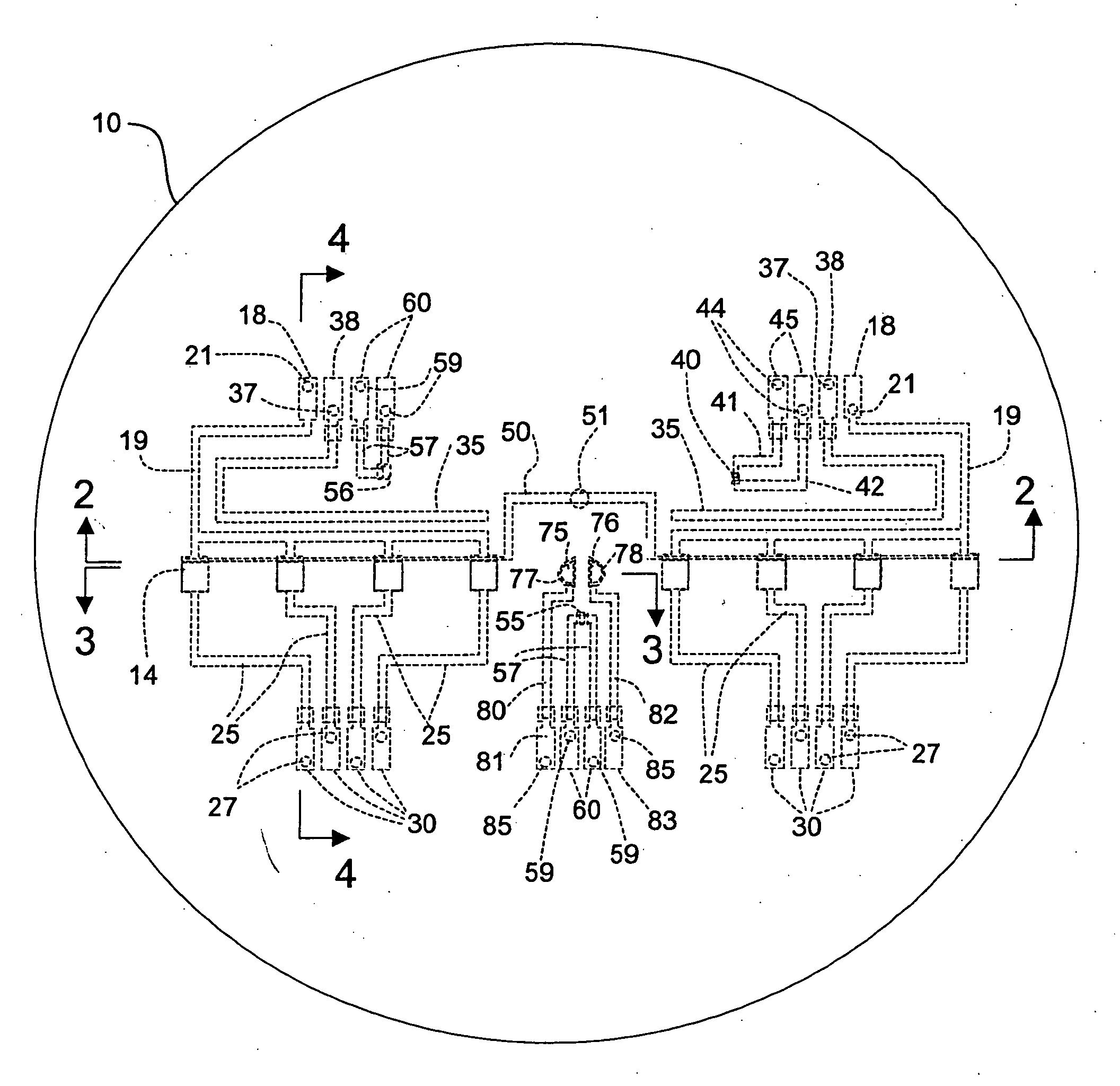 Pressure sensing device for rheometers