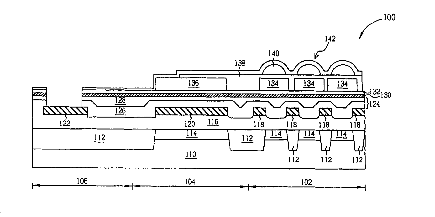 Image sensing part and its making method