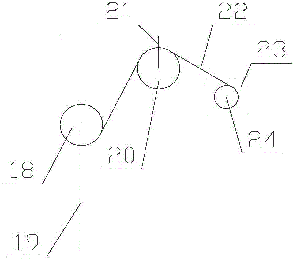 Water diversion system with automatic sweeping function of water turbine