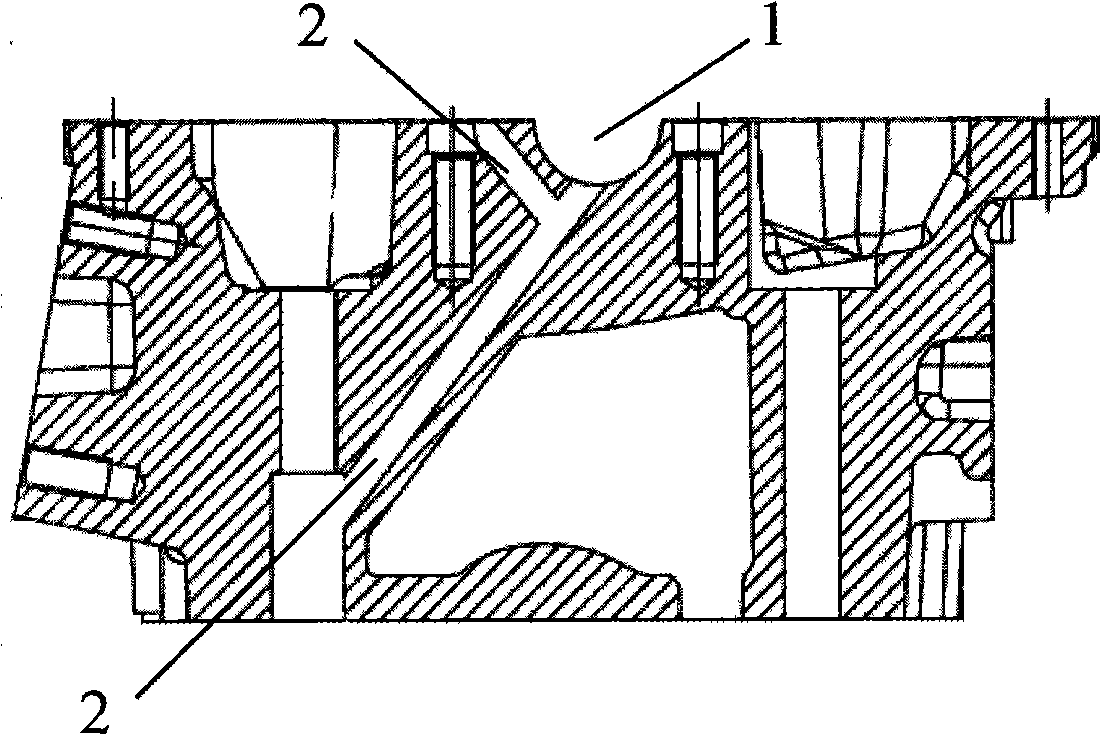 Engine with novel oilway