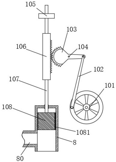 Oil field wellhead device with multi-stage coupling viscosity reduction function