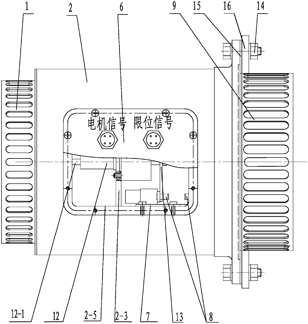 Double disc type overpressure control valve