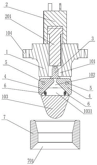 Underwater automatic docking mechanism for ROV