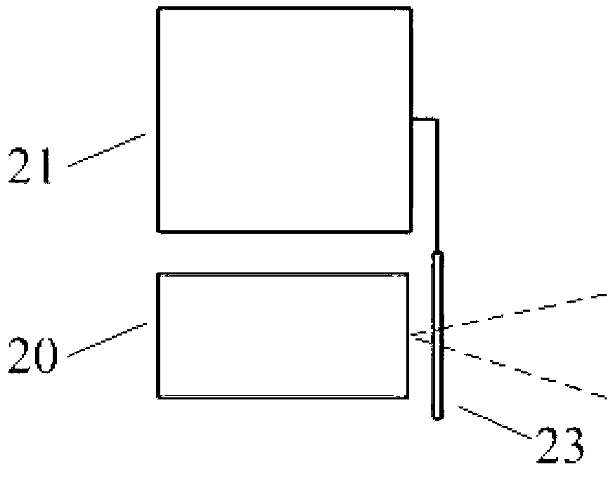 Touch screen man-machine interactive system based on laser projection