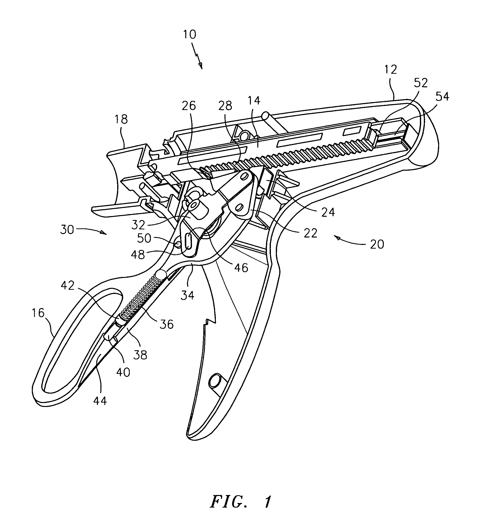 Method and force-limiting handle mechanism for a surgical instrument