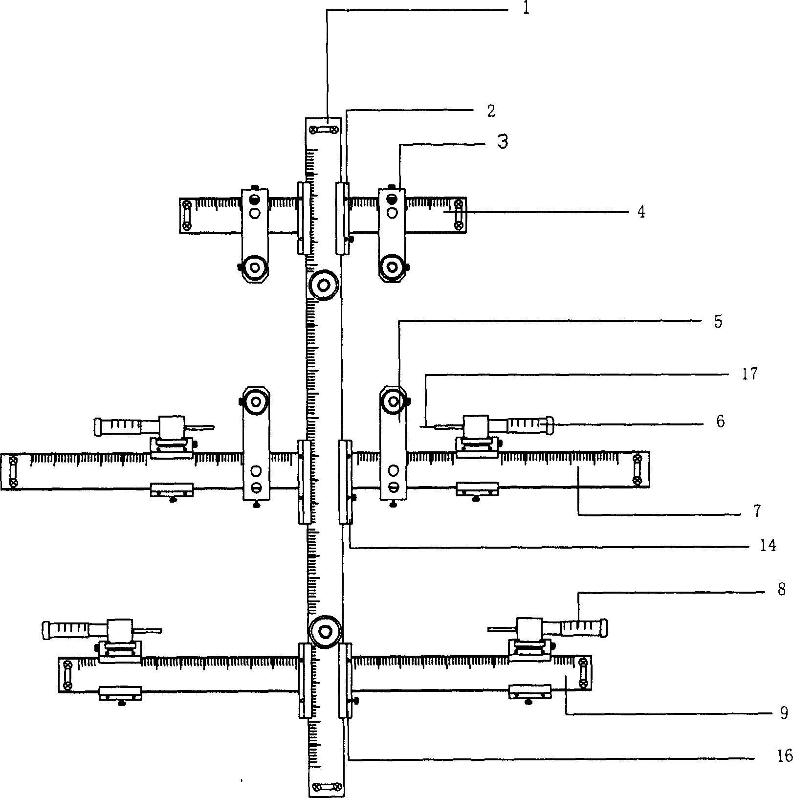 Human cranlofacial 3-D measurer and measuring method