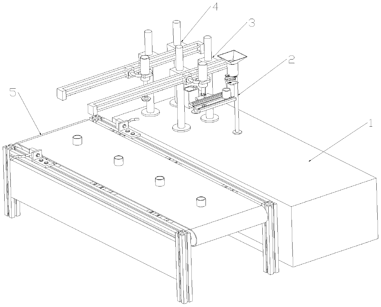 Chinese wolfberry quantitative packing device and application method thereof