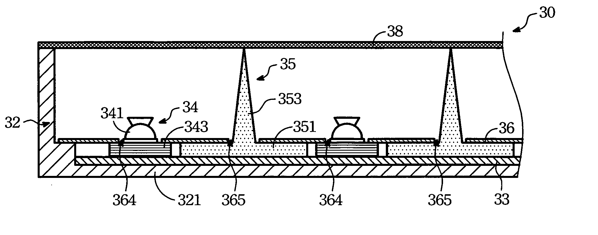 Support member and light emitting diode module using the same